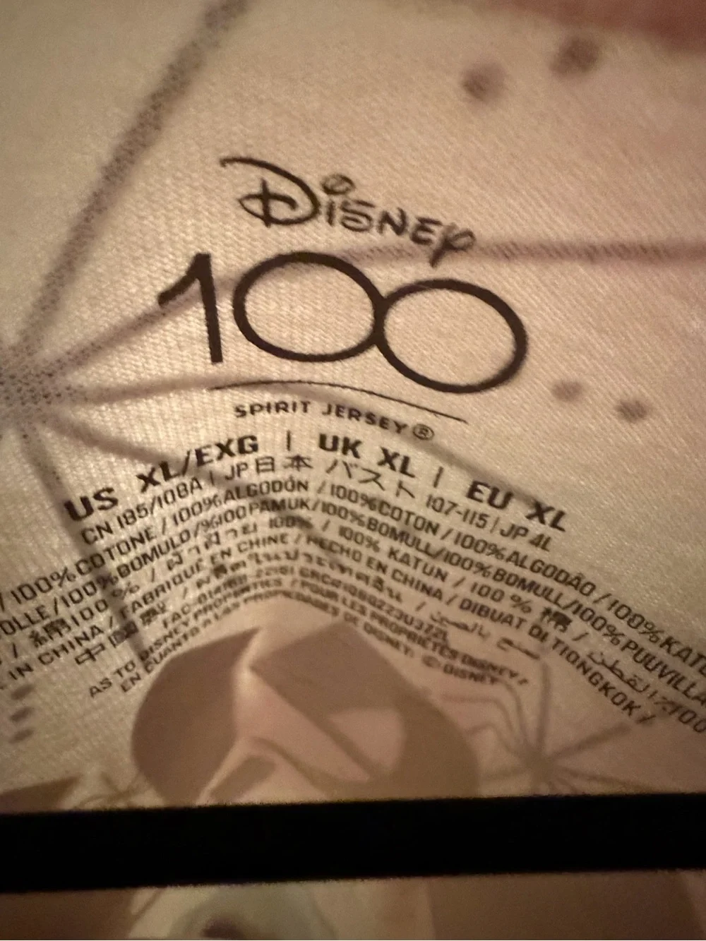 Disney Disneyland 100th spirit jersey size XL - Picture 5 of 5